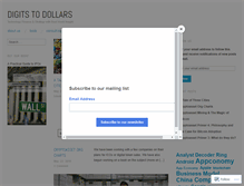 Tablet Screenshot of digitstodollars.com